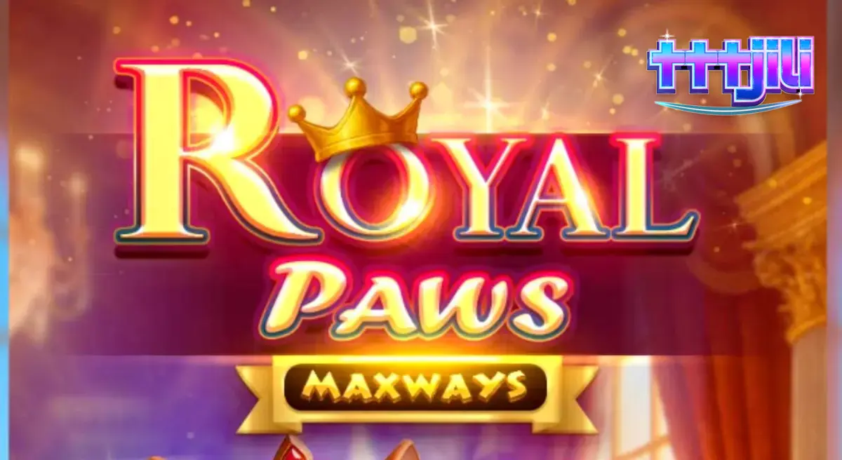 Tampilan visual slot Royal Paws Maxways dengan tema taman istana mewah